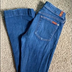 7 FAM flare jeans